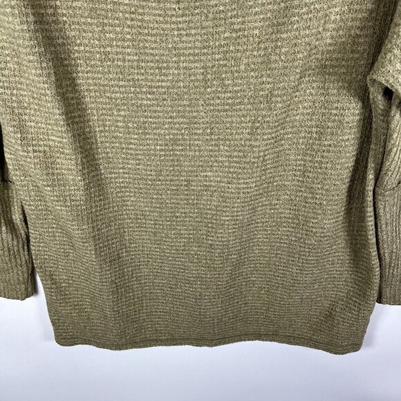Free People We The Free Turtleneck Sweater Olive Green Ribbed Women’s Size XS - Picture 4 of 7